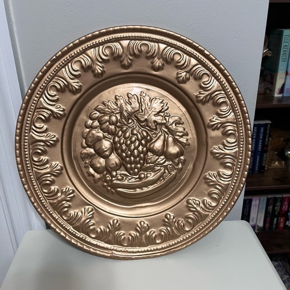 Gold Decorative Plate - Picture 2 of 3